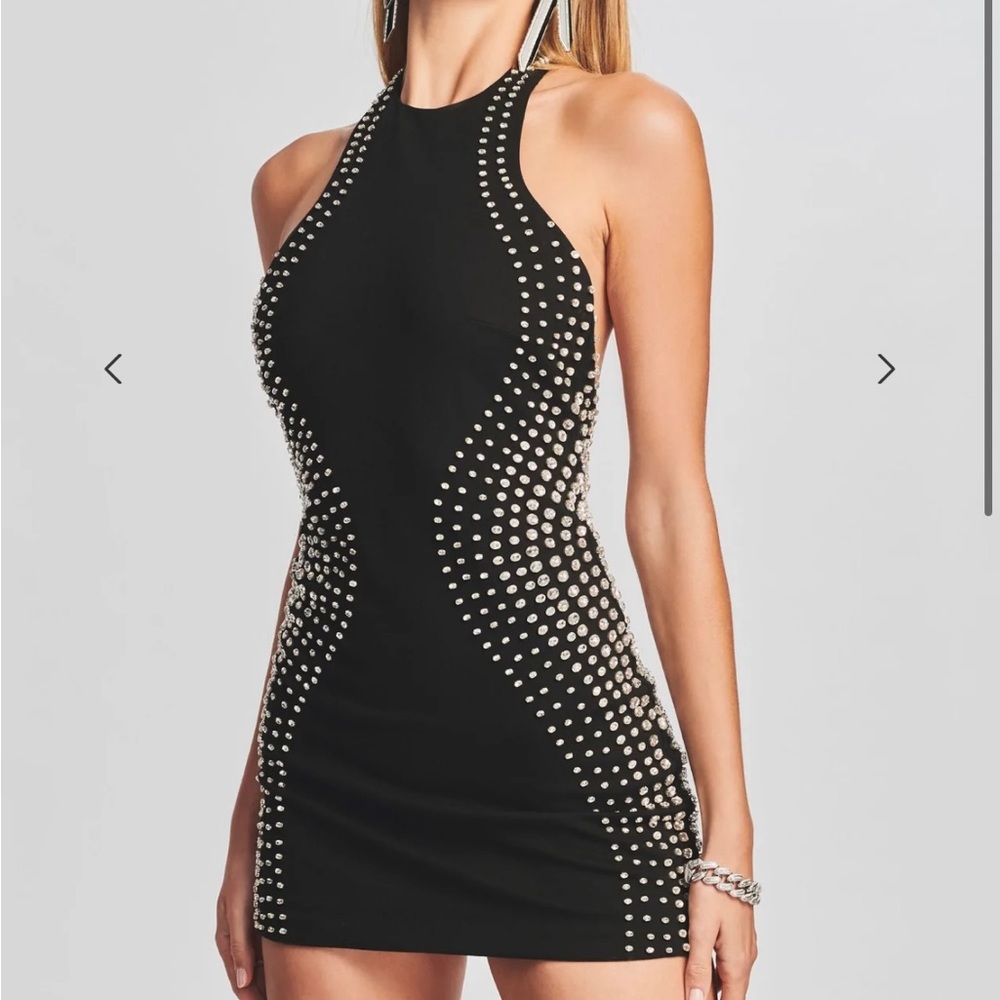 Retrofete Aubin Dress size small - worn 1X - perfect black studded dress
